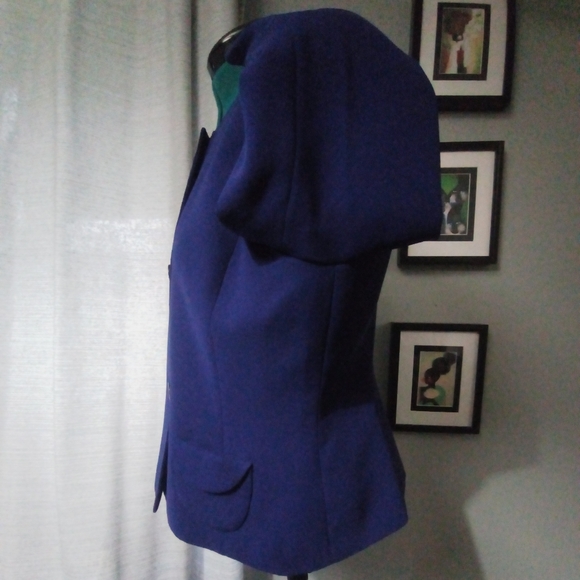 Jones Studio 3/4 Sleeve Blazer in Deep Purple Sz 16 - Picture 16 of 16